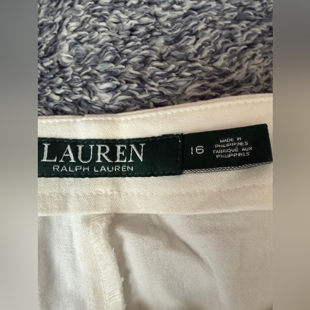 Ralph Lauren Cream Pencil Skirt plus size 16 - Picture 4 of 9